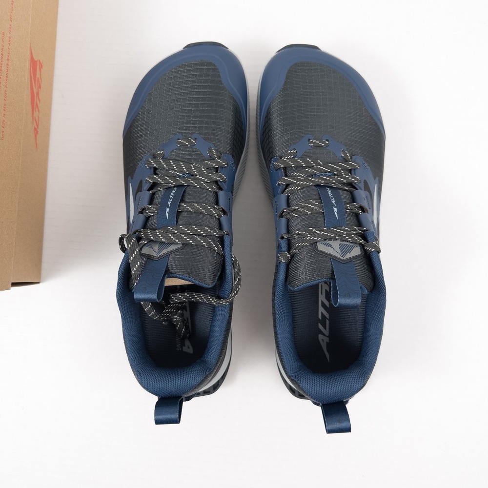 Altra Lone Peak 8 Shoes Mens Size 8.5 Navy Black Zero Drop Hiking Trail Running - Picture 4 of 10